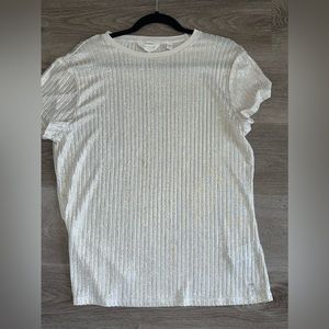 Ted Baker shimmer T-shirt - size 5 - Large